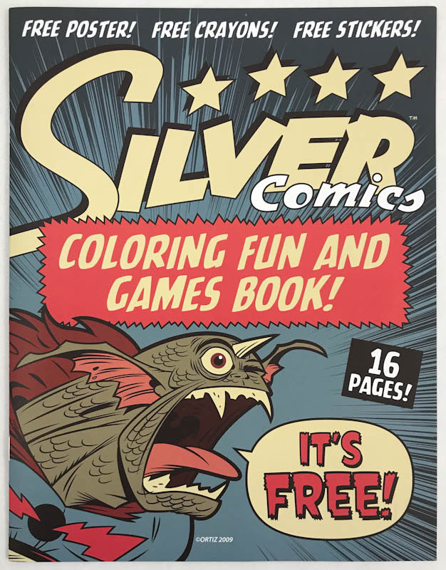 Silver Comics Coloring Fun & Games Book