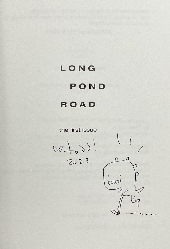 Long Pond Road #1 - Signed with a Drawing