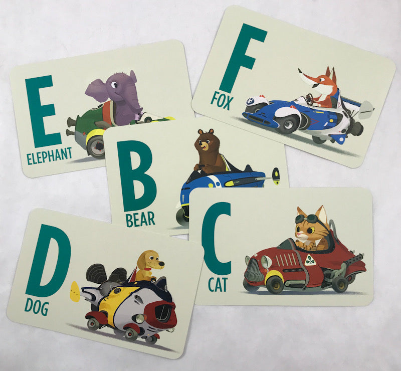 Zoom Zoo: Alphabet Flash Cards - Signed with a Drawing