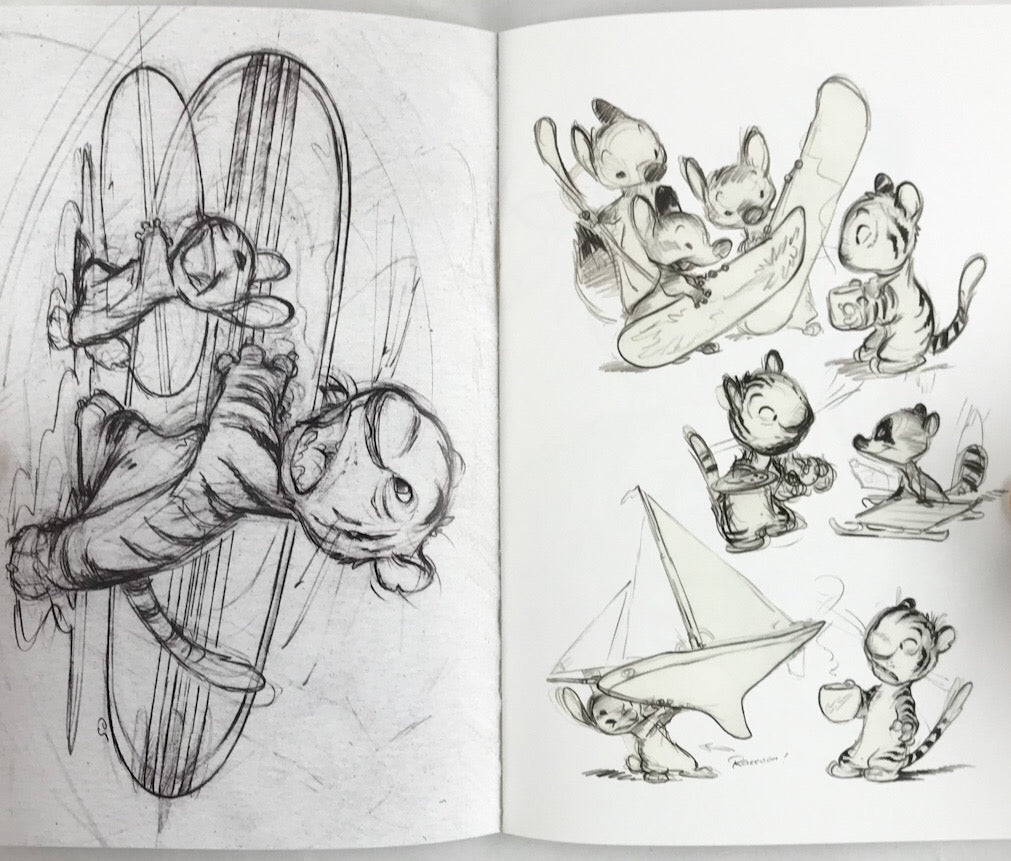 Chris Sanders Sketchbook 3 - 2013 Revision - Signed