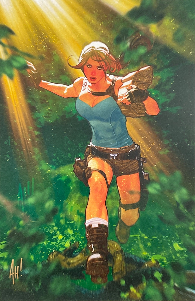 Lara Croft, Tomb Raider - Signed Print