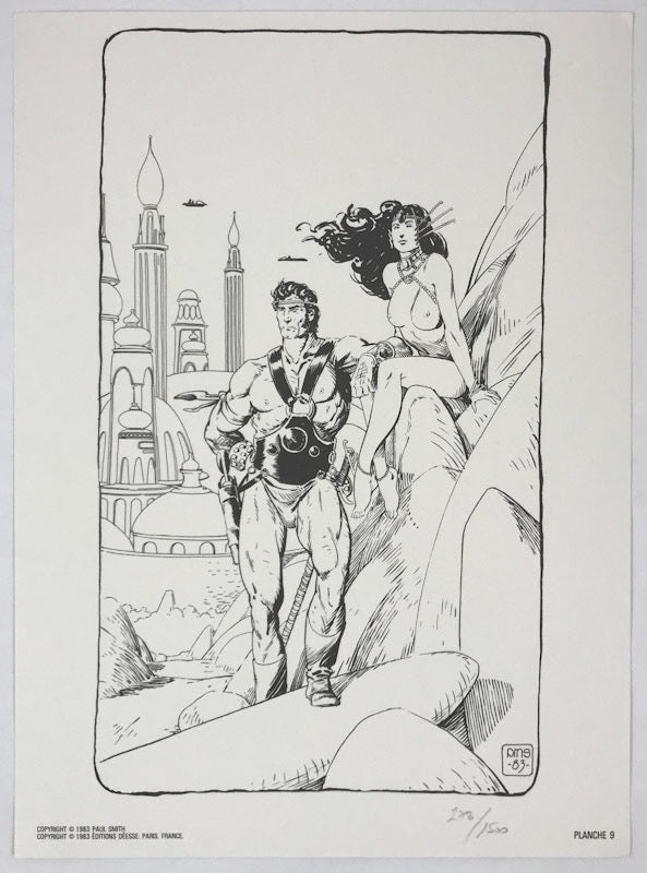 Paul Smith Plate from World's Best Comic Books Artists Portfolio