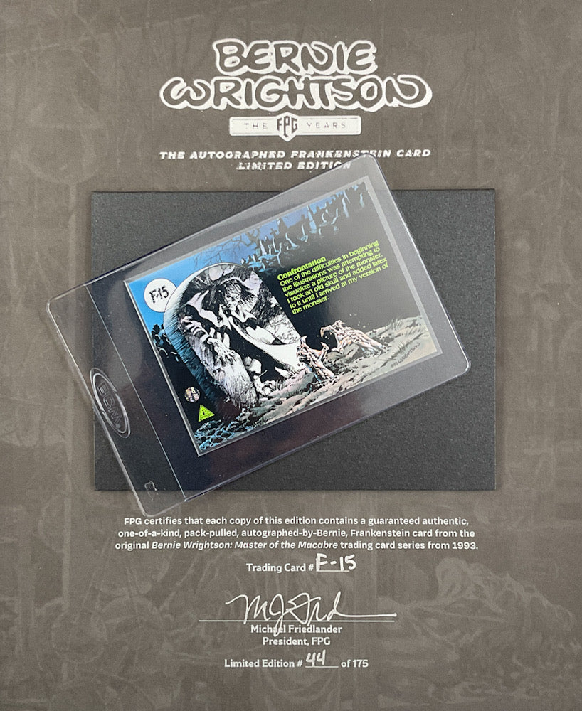 Bernie Wrightson: The FPG Years - The Autographed Frankenstein Card Li Stuart Ng Books Bernie Wrightson: The FPG Years - The Autographed Frankenstein Card Li Stuart Ng Books