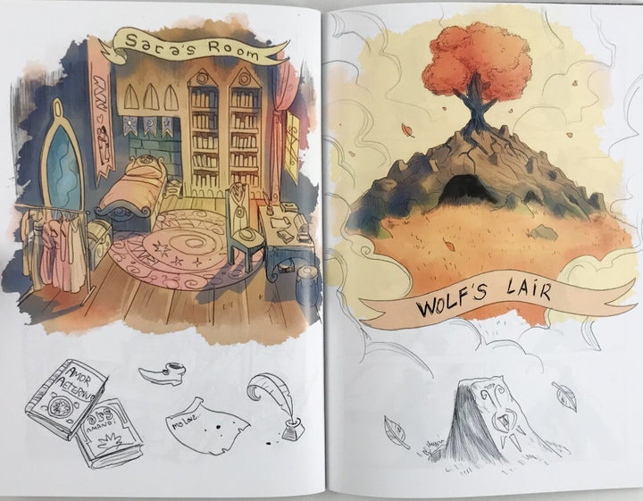 Girl And Wolf - Artbook