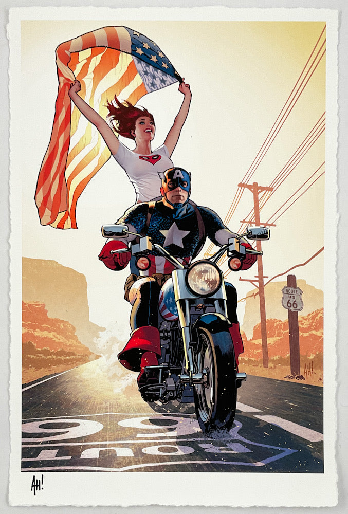 Captain America - Signed Giclee Print