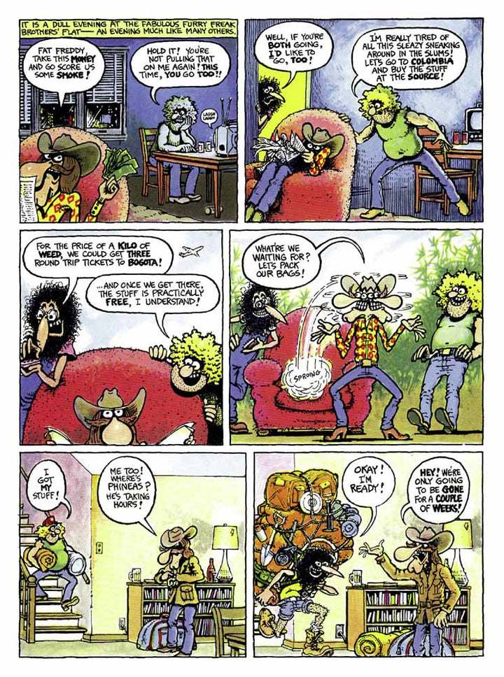 The Fabulous Furry Freak Brothers: The Idiots Abroad and Other Follies