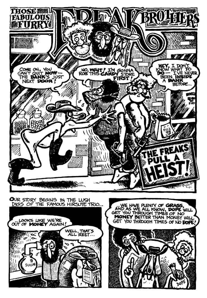 The Fabulous Furry Freak Brothers: The Idiots Abroad and Other