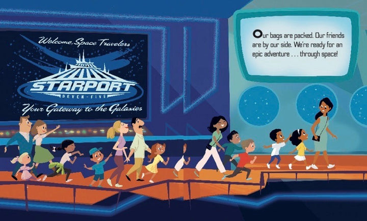 Space Mountain Little Golden Book