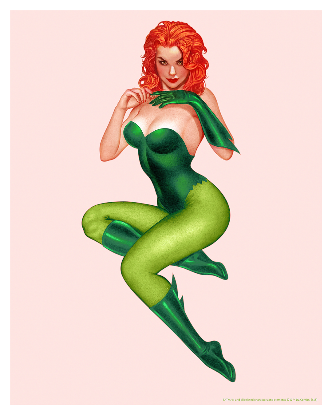 Poison Ivy Animated - Numbered Print