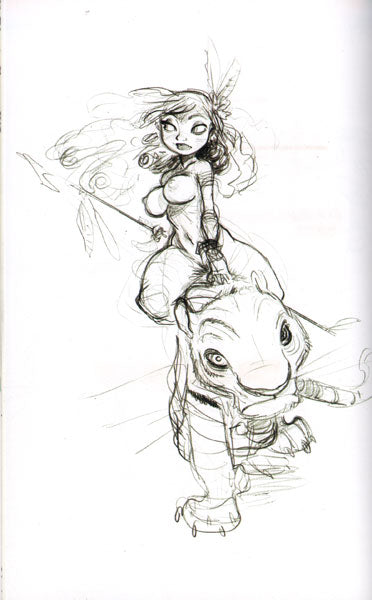 Chris Sanders Sketchbook 4 - Signed 1st