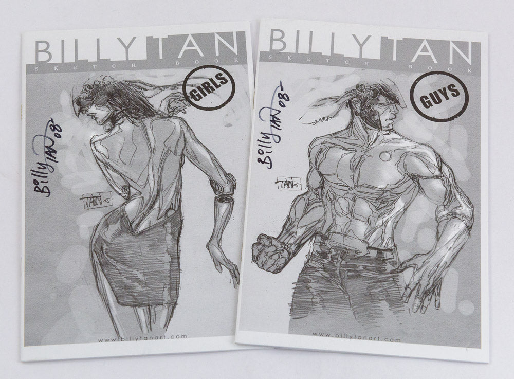 Billy Tan Sketchbook: Guys and Girls - Signed Set