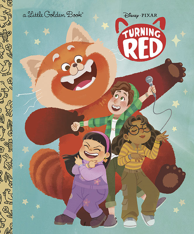 Turning Red: A Little Golden Book - First Printing - Signed