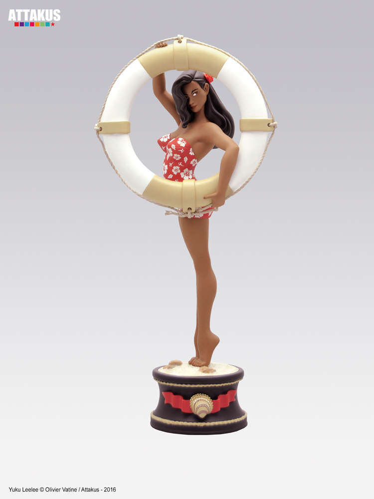 Olivier Vatine's Yuku Leelee Pacific Pin-Up Statue (in a crushed box)