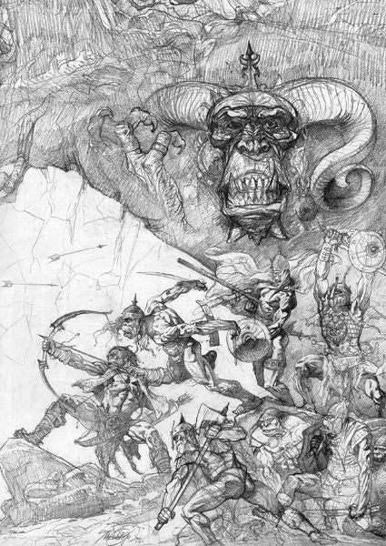 Source of Imagination - Sketches / Bron Van Verbeelding - Schetsen
