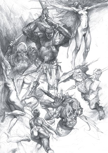 Source of Imagination - Sketches / Bron Van Verbeelding - Schetsen