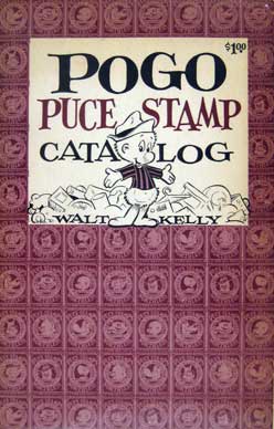 Pogo Puce Stamp Catalog And A Full Sheet Of Stamps