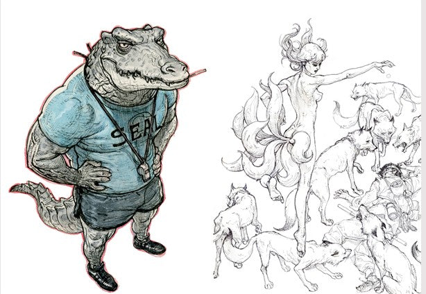 Kim Jung-Gi 2011 Sketchbook Collection - First Printing