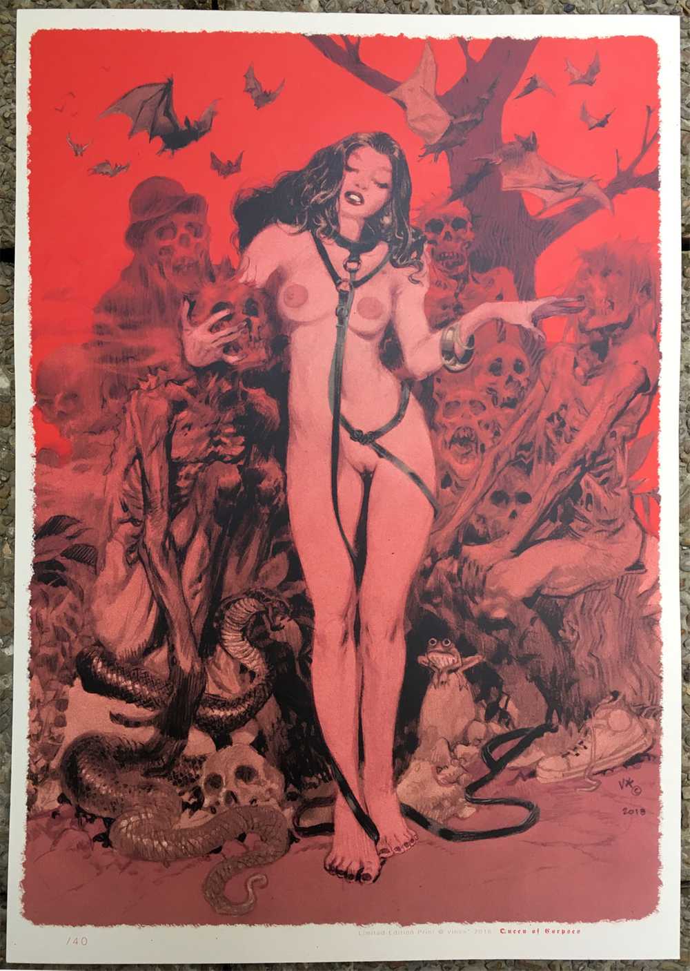 The Queen of Corpses - Signed & Numbered Print