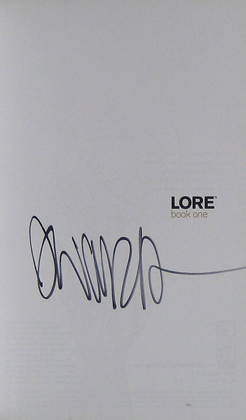 Lore Book One (Signed)
